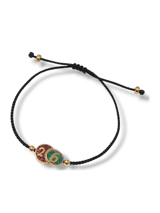 The Art of Beading Women's Bracelet Lucky Charm made of Steel Gold Plated
