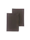 Melinen Towel from 100% Cotton in Brown Color 45x65cm 2pcs