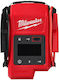 Milwaukee M18 JS2000-0 Φορητός Εκκινητής Μπαταρίας Αυτοκινήτου με Power Bank / USB / Φακό 18V
