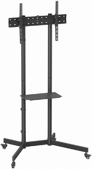 Gembird TVS-70T-01 Βάση Τηλεόρασης Δαπέδου έως 70" Μαύρο