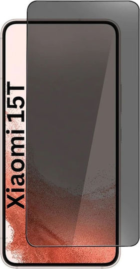 Screen Protector Xiaomi 15t Anti-spy Ultra Hd 9h Protection Easy Installation 111d Set Sticker Privacy