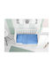 Dimcol Bebe Solid Комплект Бебешки Чаршафи За Количка Памучни Светлосини 120x160бр 3бр