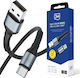 3MK USB 2.0 Cable USB-C male - USB-A 18W Black 2m