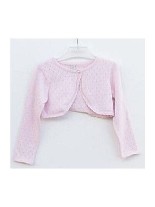 Kids Knitted Bolero White