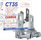 Cartech Λάμπα Αυτοκινήτου CT35 Easy Fit HIR2-9012 Canbus LED 6500K Ψυχρό Λευκό 12V 50W