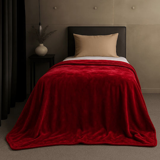 Astron Italy Μονή 150x200εκ. Redwine