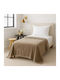 Astron Italy Velvet Blanket Single 150x200cm Beige