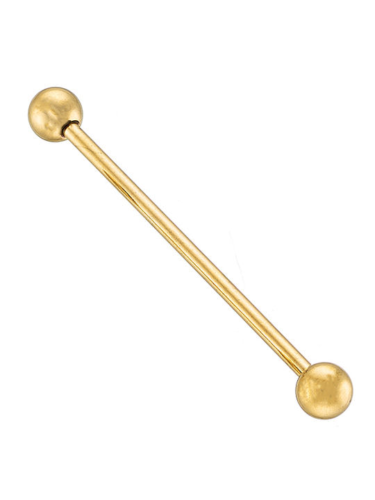 Σκουλαρίκι Barbell από Ατσάλι 14 x 5mm
