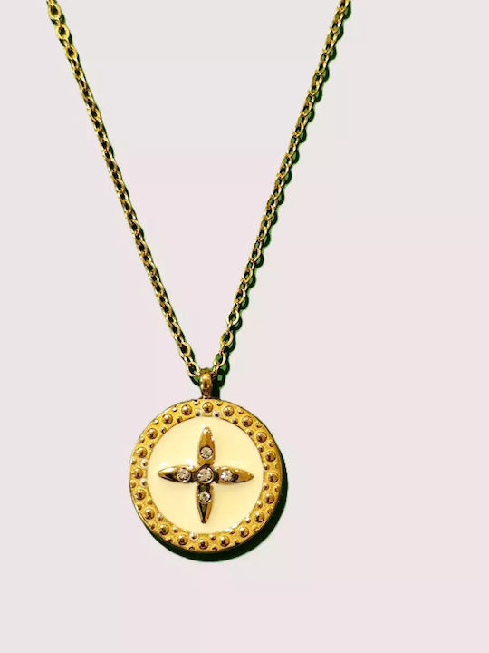 Cross from Gold Plated Steel