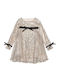 Children's Dress with Sequins Gold
