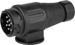 13 Pin Trailer Socket Plug Plastic