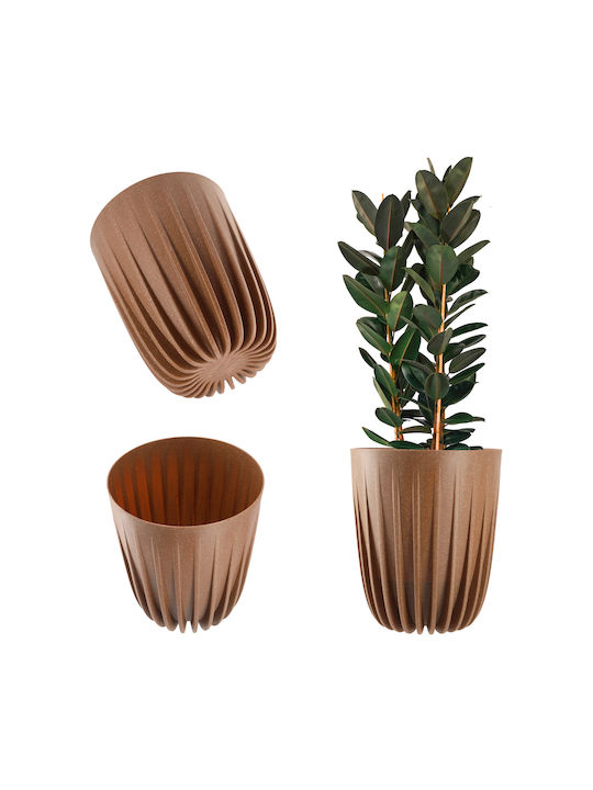 Kadax Pot Wooden Brown Kadax Pot Wooden Brown