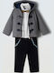 Kids' Set with Pants Winter 2pcs Gray
