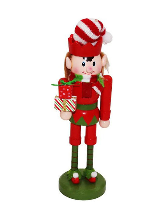 Dorosimo Elf Decorative Wooden Red-Green 7x7x25cm Gift Voucher 16906