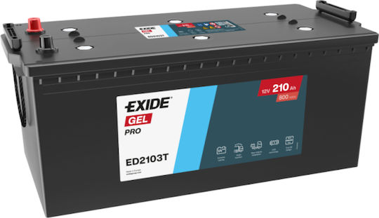 Exide Μπαταρία Φορτηγού / Αυτοκινήτου / Σκάφους με Χωρητικότητα 210Ah