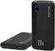 Blow PB10B Power Bank 10000mAh 20W mit 2 USB-A Ausgangsanschlüsse und USB-C Ausgangsanschluss Quick Charge Schwarze