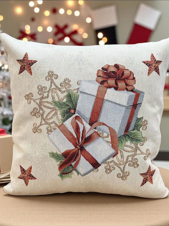 Linea Home Christmas Decorative Square Pillowcase 45x45cm