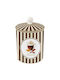 Marva General Use Vase with Lid Made of Porcelain 11.5x18cm 1 Piece