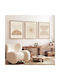 Set MDF Paintings Frame 3 Pieces Huhu258 50 x 35 693bse4031 50x35 Cm