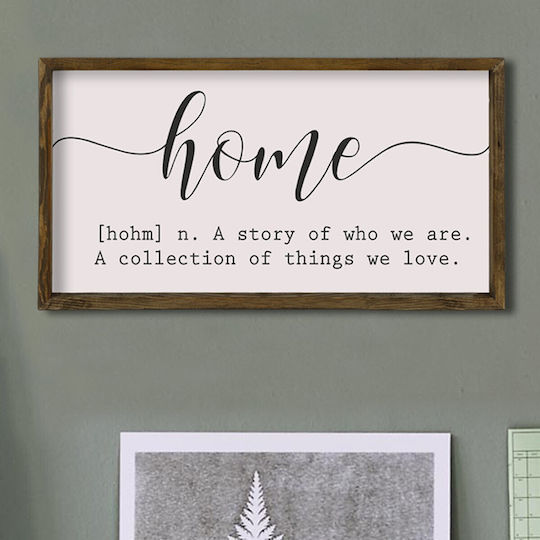 Decorative Painting MDF Frame Kzm318 797evl1317 25x50 Cm