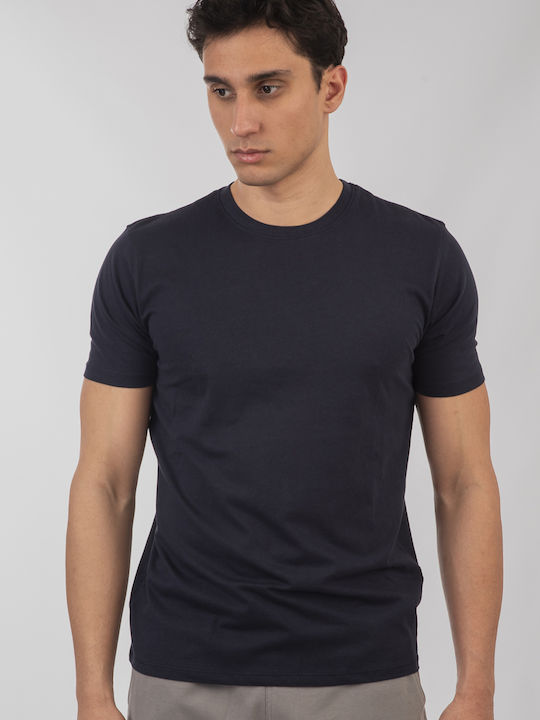 Double T-Shirt Marineblau