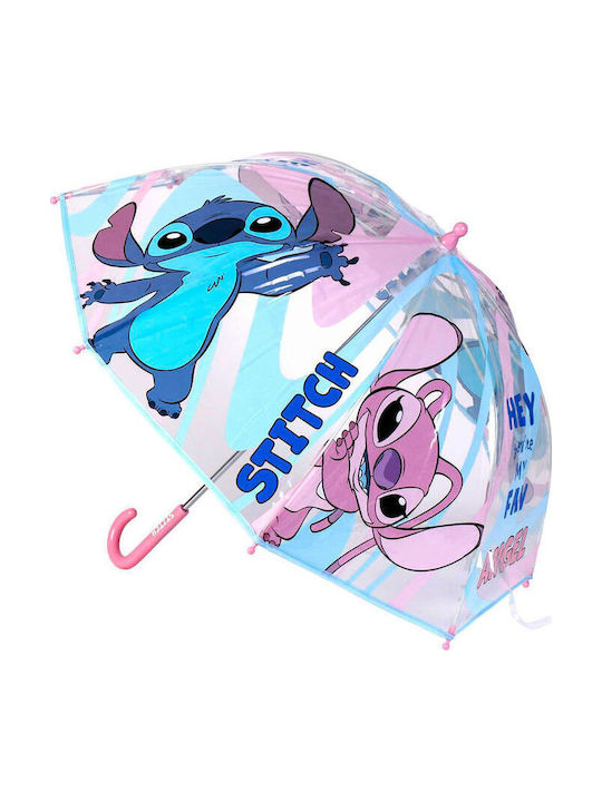 Cerda Kids Curved Handle Umbrella Stitch with Diameter 45cm Multicolour