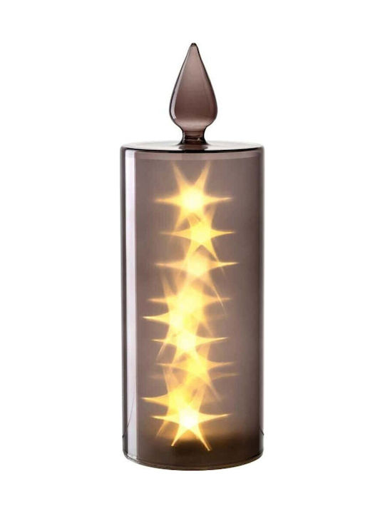Lumânare de Crăciun Led Silenzio 043861l 27cm Gri Leonardo