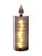 Lumânare de Crăciun Led Silenzio 043861l 27cm Gri Leonardo