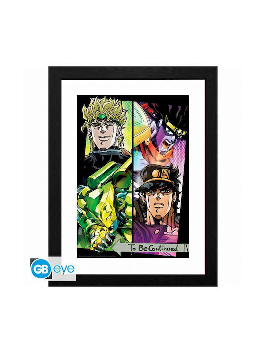 Jojo's Bizarre Adventure Framed Print "dio & Jotaro"