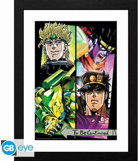 Jojo's Bizarre Adventure Framed Print "dio & Jotaro"