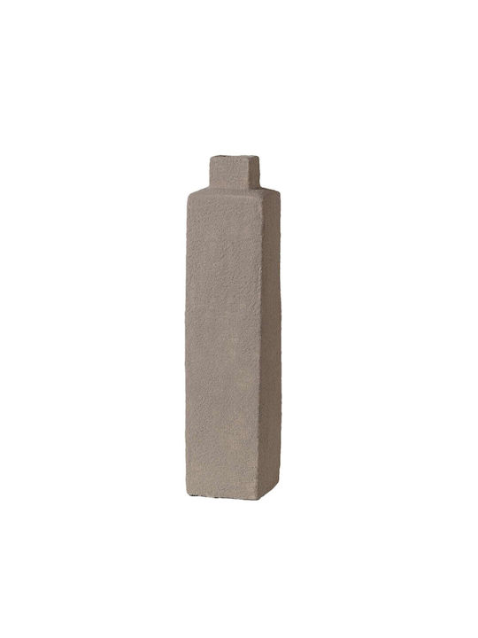 Espiel Decorative Vase Beige 11.5x11.5x45cm
