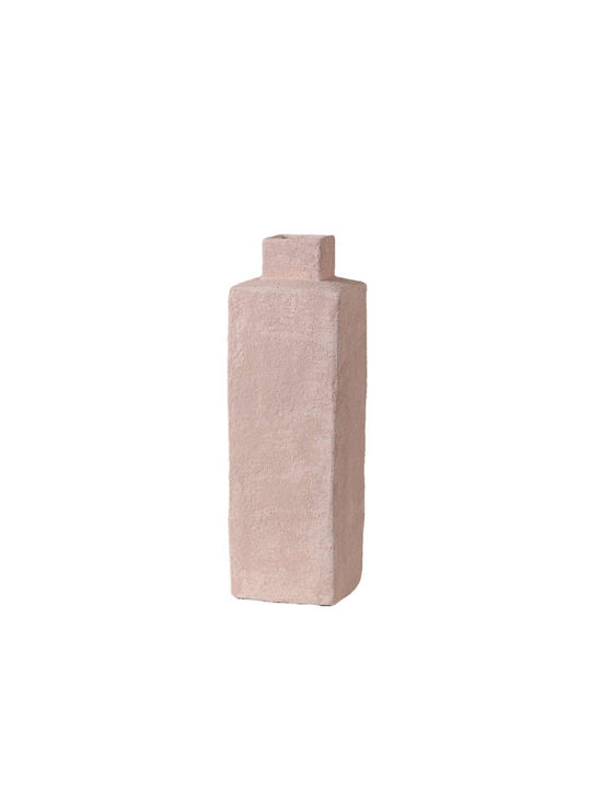 Espiel Decorative Vase Pink 11.5x11.5x35cm