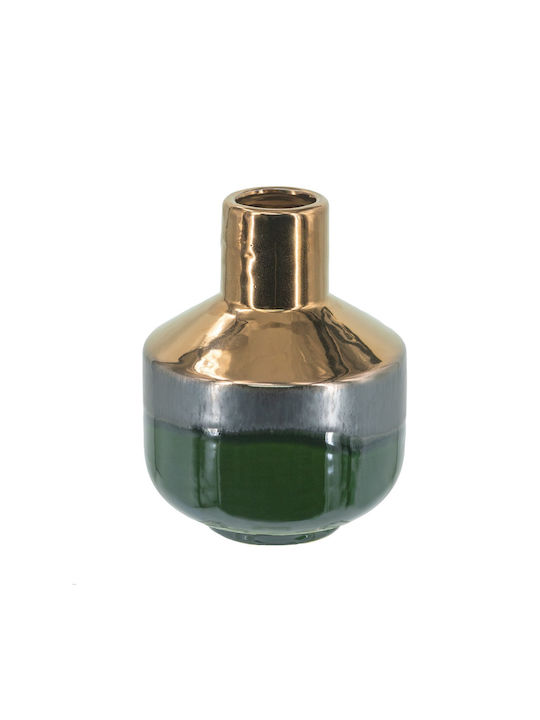 Artekko Vază Decorativă Ceramică Electric Verde 15.5x15.5x20cm 1buc