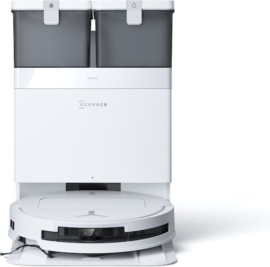Ecovacs Deebot T50 PRO Omni Σκούπα Ρομπότ με Χαρτογράφηση Laser & Απορρόφηση 21000Pa Λευκή