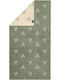 Cawo 50x100cm Grüne-Beige Badetuch