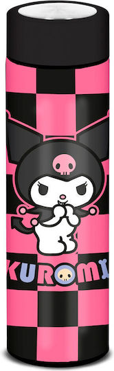 Karactermania Kids Water Bottle Kuromi Stainless Steel Gray 500ml