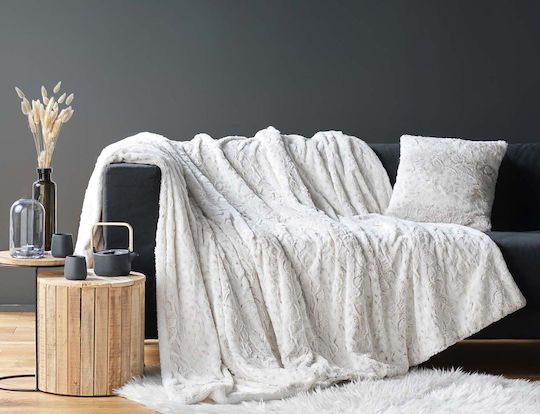 Douceur d'Intérieur Super Double Blanket 220x240cm White