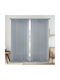 Lino Home Vorhang mit Bleistiftfalten Grau 150x295cm
