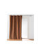 Douceur d'Intérieur Curtain Blackout Window with Grommet Brown 140x260cm