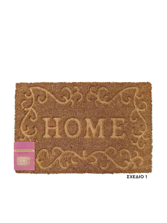 Chios Hellas Doormat From Coconut Tree With Non-Slip Backing Delhi 40x60cm PD331