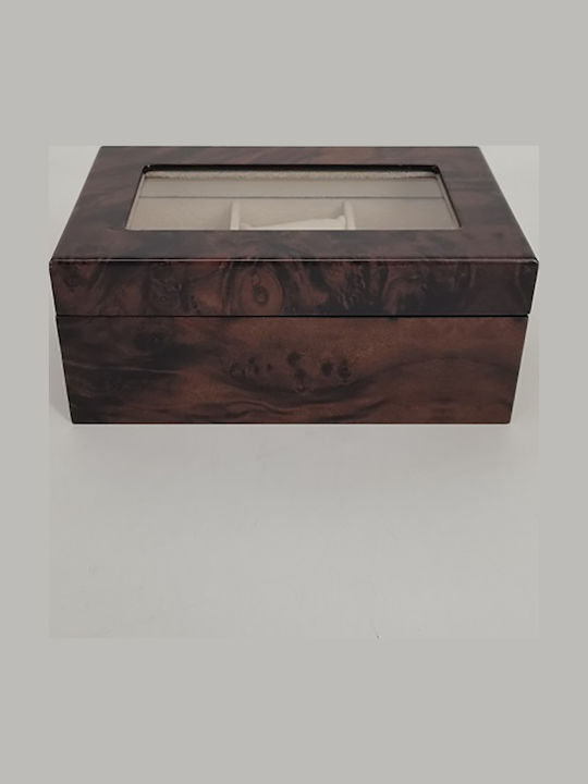Κουτί Κοσμημάτων Καφέ 18.5x11.5x8cm
