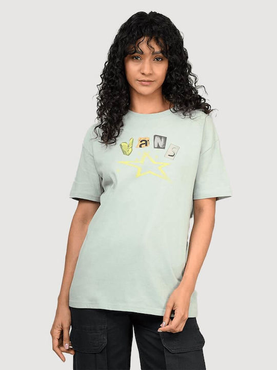 Γυναικείο Oversized T-shirt Gray Olive