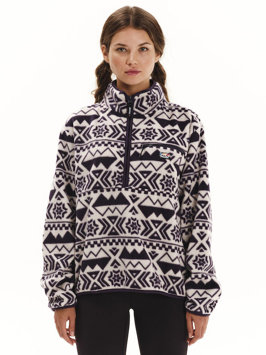 Emerson Χειμερινή Γυναικεία Fleece Μπλούζα με Φ...