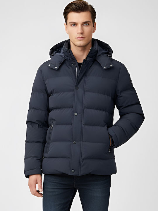 Guy Laroche Χειμωνιάτικο Μπουφάν Blue