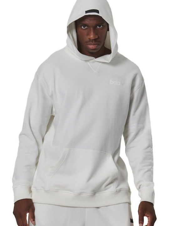Body Action Φούτερ με Κουκούλα Star White