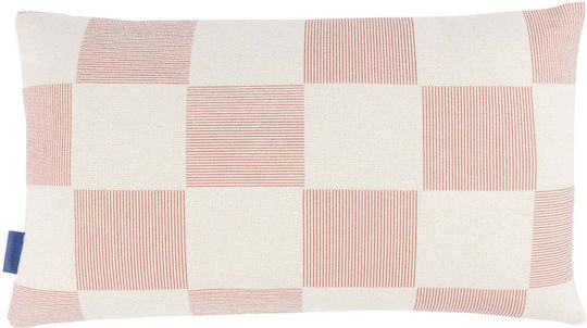 Nobodinoz Възглавница Red Burnt Checks 30x50см