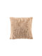 Douceur d'Intérieur Μαξιλάρι Καναπέ από Γούνα Sand 45x45εκ.
