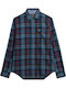 Lumberjack Long-sleeved Cotton Shirt Checked Logger Check Blue