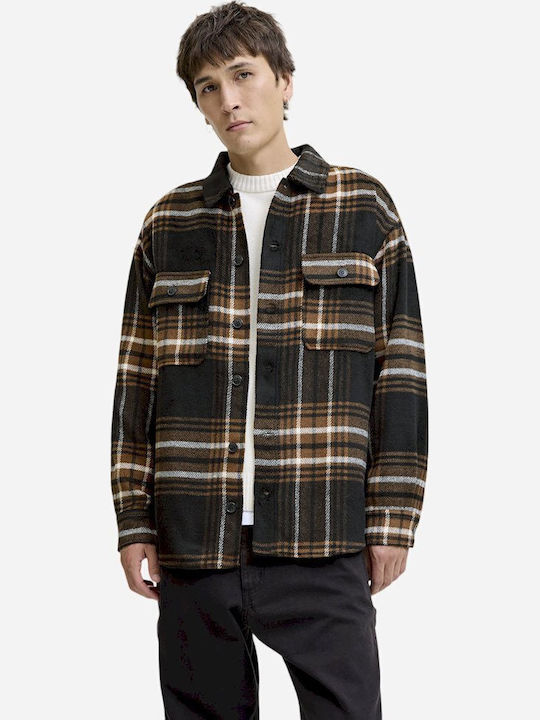 Jack & Jones Long Sleeve Brown Overshirt