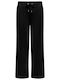 Damen Stoff Hose Black